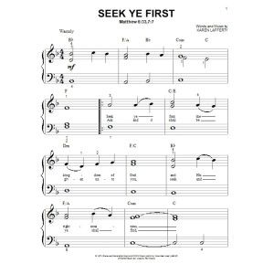 Seek Ye First