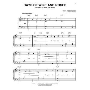 Days Of Wine And Roses