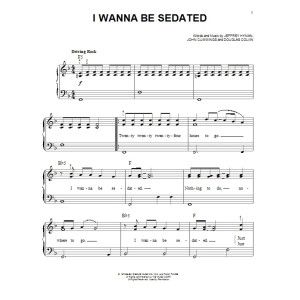 I Wanna Be Sedated