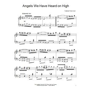 Angels We Have Heard On High [Ragtime version]