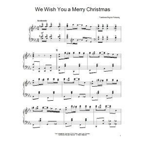 We Wish You A Merry Christmas [Ragtime version]