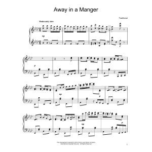 Away In A Manger [Ragtime version]