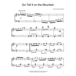 Go, Tell It On The Mountain [Ragtime version]