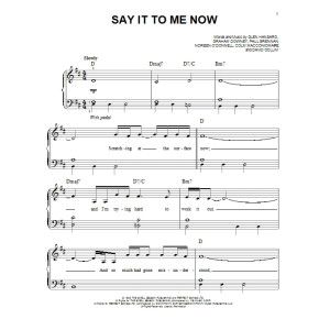 Say It To Me Now