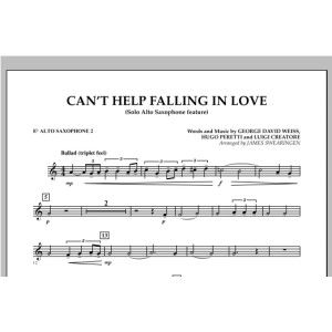 Can't Help Falling In Love (Solo Alto Saxophone Feature) - Eb Alto Saxophone 2