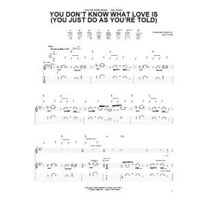 You Don't Know What Love Is (You Just Do As You're Told)