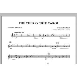 The Cherry Tree Carol - Eb Alto Saxophone 2