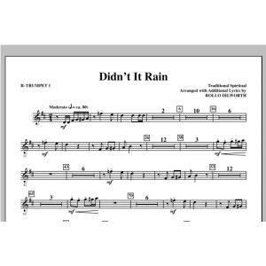 Didn't It Rain - Bb Trumpet 1