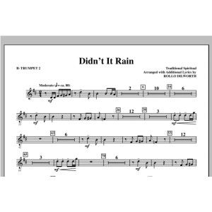 Didn't It Rain - Bb Trumpet 2