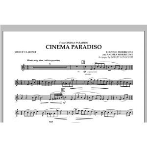 Cinema Paradiso (Flexible Solo with Band) - Solo Bb Clarinet
