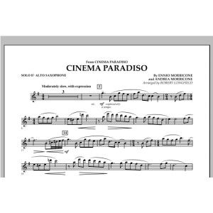Cinema Paradiso (Flexible Solo with Band) - Solo Eb Alto Saxophone