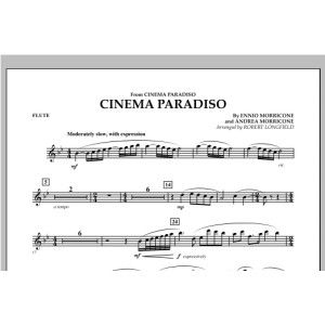 Cinema Paradiso (Flexible Solo with Band) - Flute