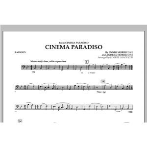 Cinema Paradiso (Flexible Solo with Band) - Bassoon