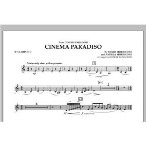 Cinema Paradiso (Flexible Solo with Band) - Bb Clarinet 3
