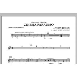 Cinema Paradiso (Flexible Solo with Band) - Eb Baritone Saxophone