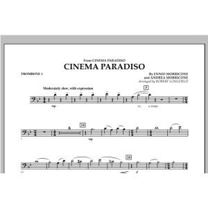 Cinema Paradiso (Flexible Solo with Band) - Trombone 1