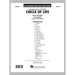 Circle of Life (from The Lion King) (arr. Michael Sweeney) - Full Score