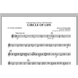 Circle of Life (from The Lion King) (arr. Michael Sweeney) - Bb Tenor Saxophone