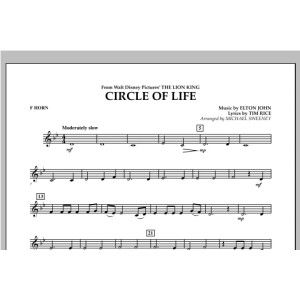 Circle of Life (from The Lion King) (arr. Michael Sweeney) - F Horn