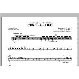 Circle of Life (from The Lion King) (arr. Michael Sweeney) - Percussion 1