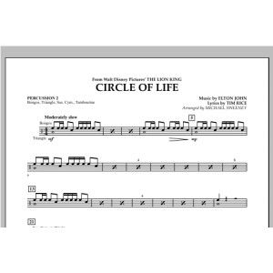 Circle of Life (from The Lion King) (arr. Michael Sweeney) - Percussion 2