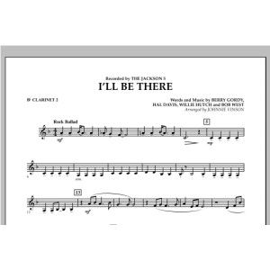 I'll Be There - Bb Clarinet 2