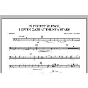 In Perfect Silence, I Often Gaze at the New Stars - Bassoon 1