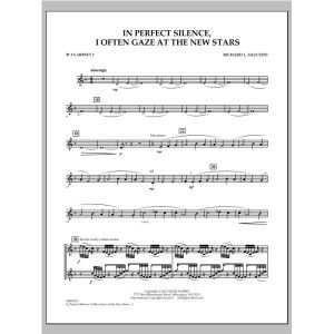 In Perfect Silence, I Often Gaze at the New Stars - Bb Clarinet 1