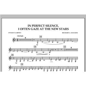 In Perfect Silence, I Often Gaze at the New Stars - Bb Bass Clarinet