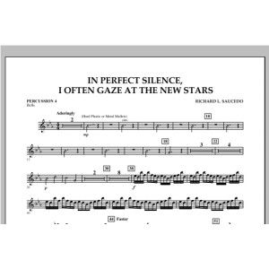 In Perfect Silence, I Often Gaze at the New Stars - Percussion 4