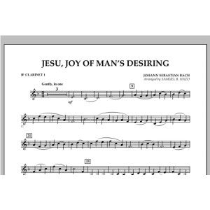Jesu, Joy Of Man's Desiring - Bb Clarinet 1