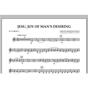 Jesu, Joy Of Man''s Desiring - Bb Klarinette 2