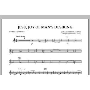 Jesu, Joy Of Man's Desiring - Eb Alto Saxophone