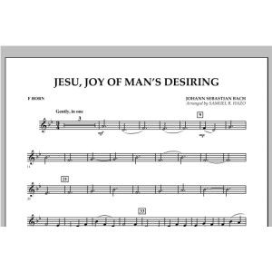 Jesu, Joy Of Man's Desiring - F Horn