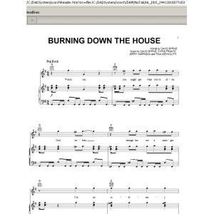 Burning Down The House