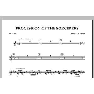 Procession Of The Sorcerers - Piccolo