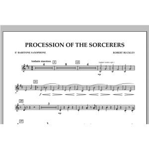 Procession Of The Sorcerers - Eb Baritone Saxophone