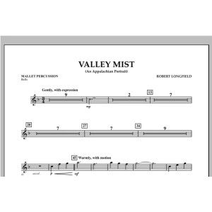 Valley Mist (An Appalachian Portrait) - Mallet Percussion