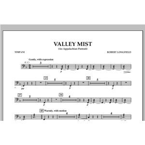 Valley Mist (An Appalachian Portrait) - Timpani