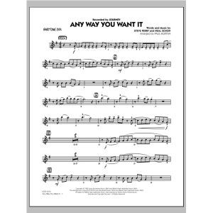 Any Way You Want It - Baritone Sax