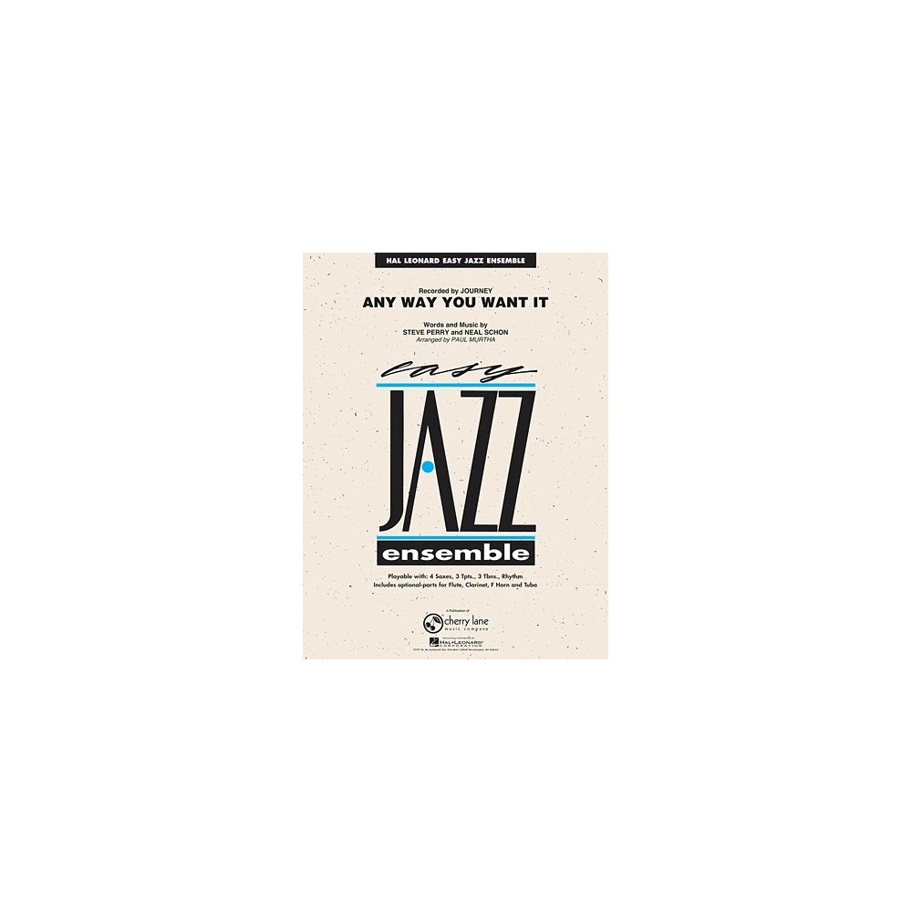 Any Way You Want It - Trombone 1