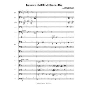 Tomorrow Shall Be My Dancing Day - Full Score
