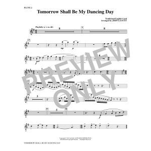 Tomorrow Shall Be My Dancing Day - Flute 2