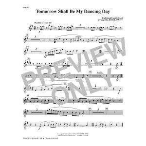 Tomorrow Shall Be My Dancing Day - Oboe