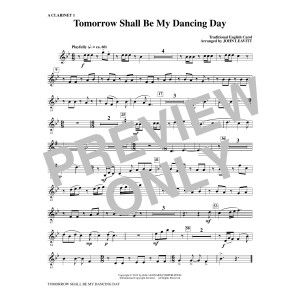 Tomorrow Shall Be My Dancing Day - A Clarinet 1