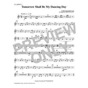 Tomorrow Shall Be My Dancing Day - A Clarinet 2