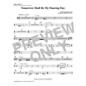 Tomorrow Shall Be My Dancing Day - Percussion 2