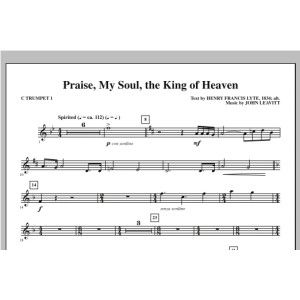Praise, My Soul, The King Of Heaven - C Trumpet 1