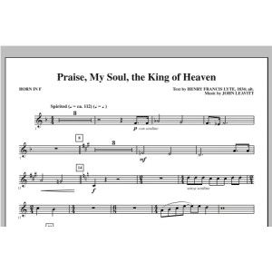 Praise, My Soul, The King Of Heaven - Horn in F