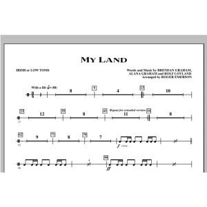 My Land (arr. Roger Emerson) - Irish Drum/Tom Tom